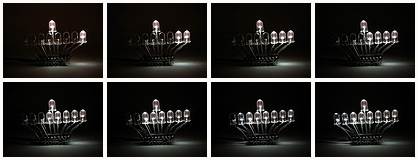 LED menorah